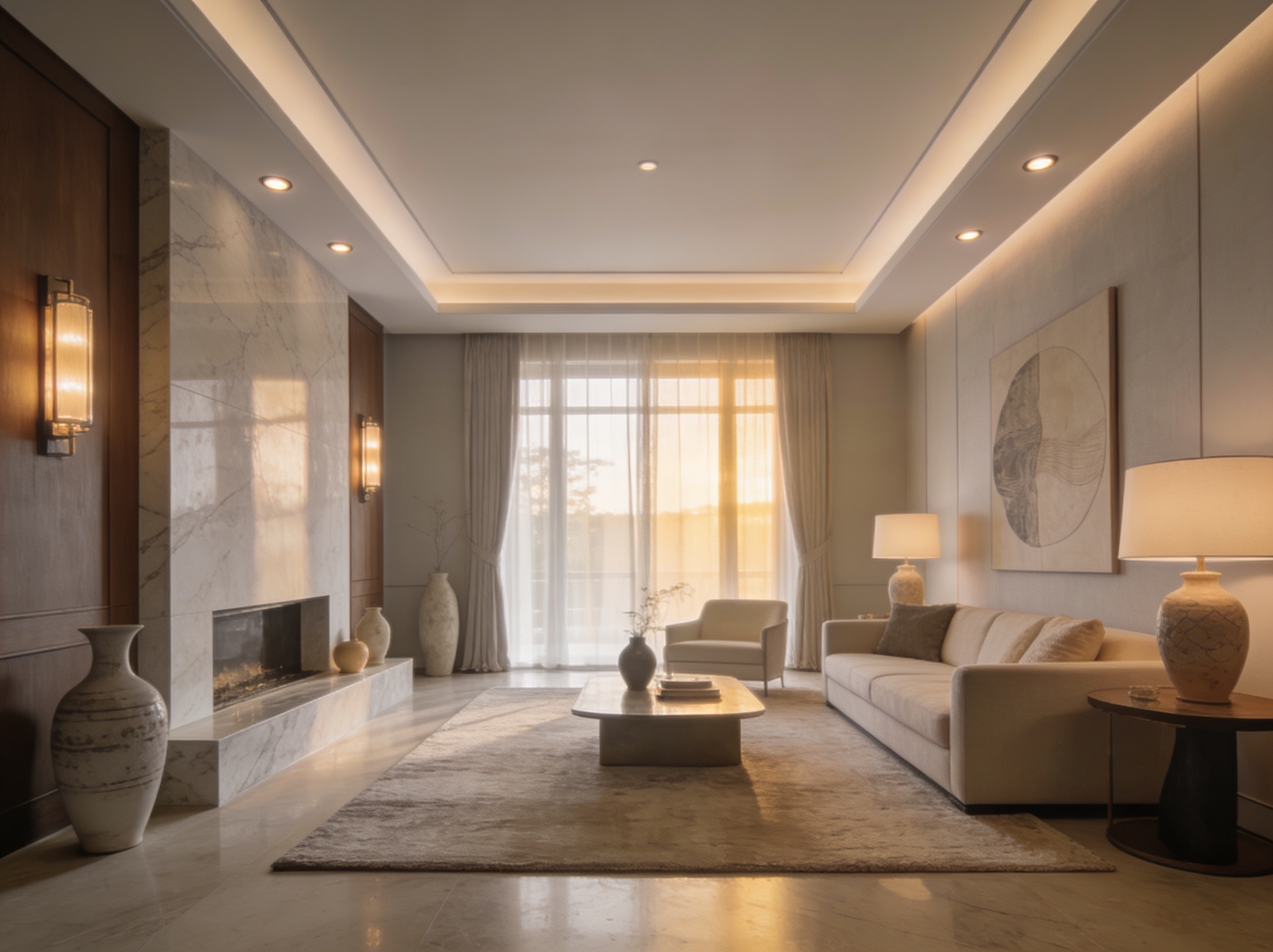 Soft Neutral Apartment example interior concept