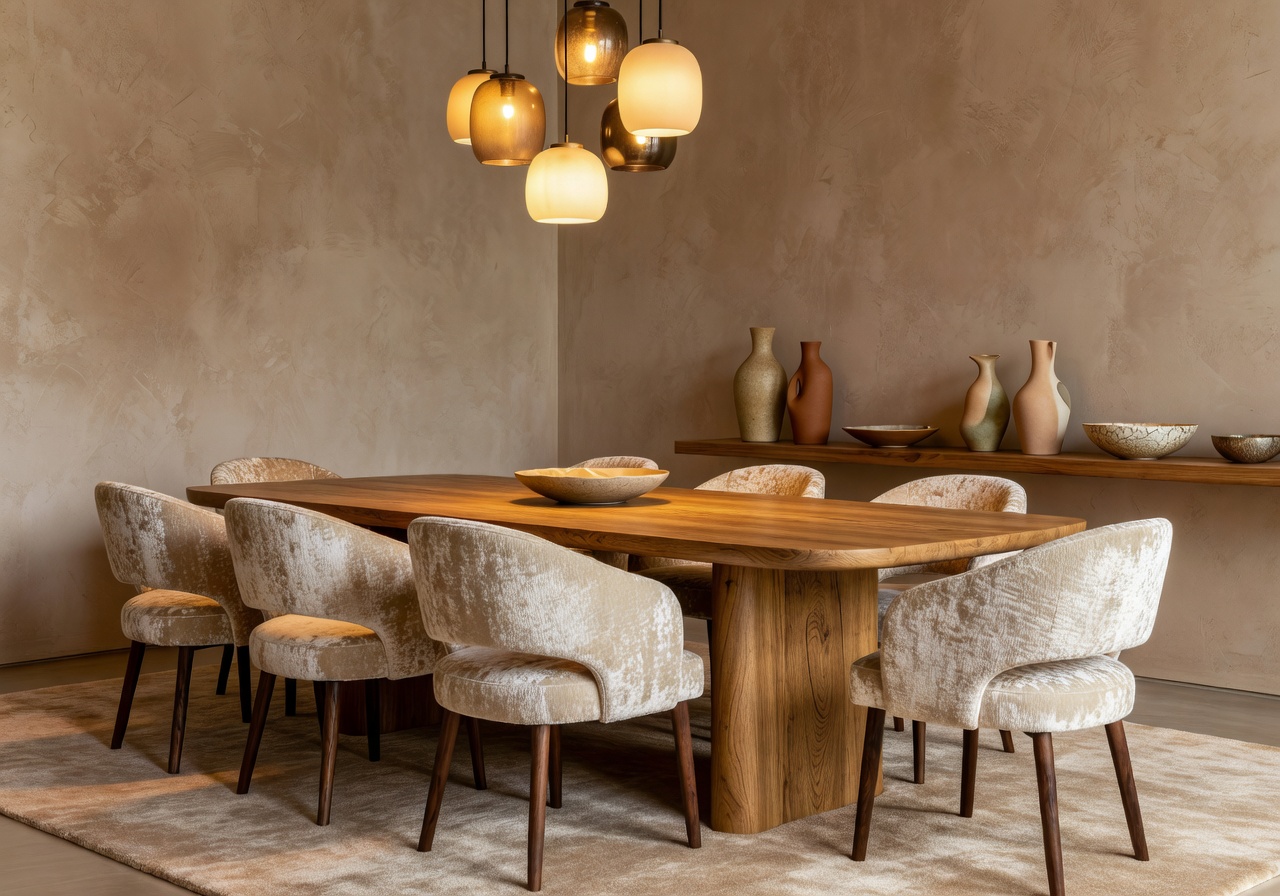 Textured Dining Corner example interior concept